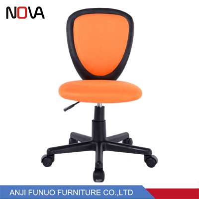 Factory latest modern children swivel racing seat simple chair without armrest