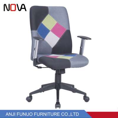 Special design fabric ergonomic modern office computer chair with racing seat