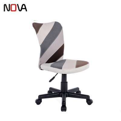 Nova Easy Home Cute Fabric Swivel Office Work Chair Without Armrest